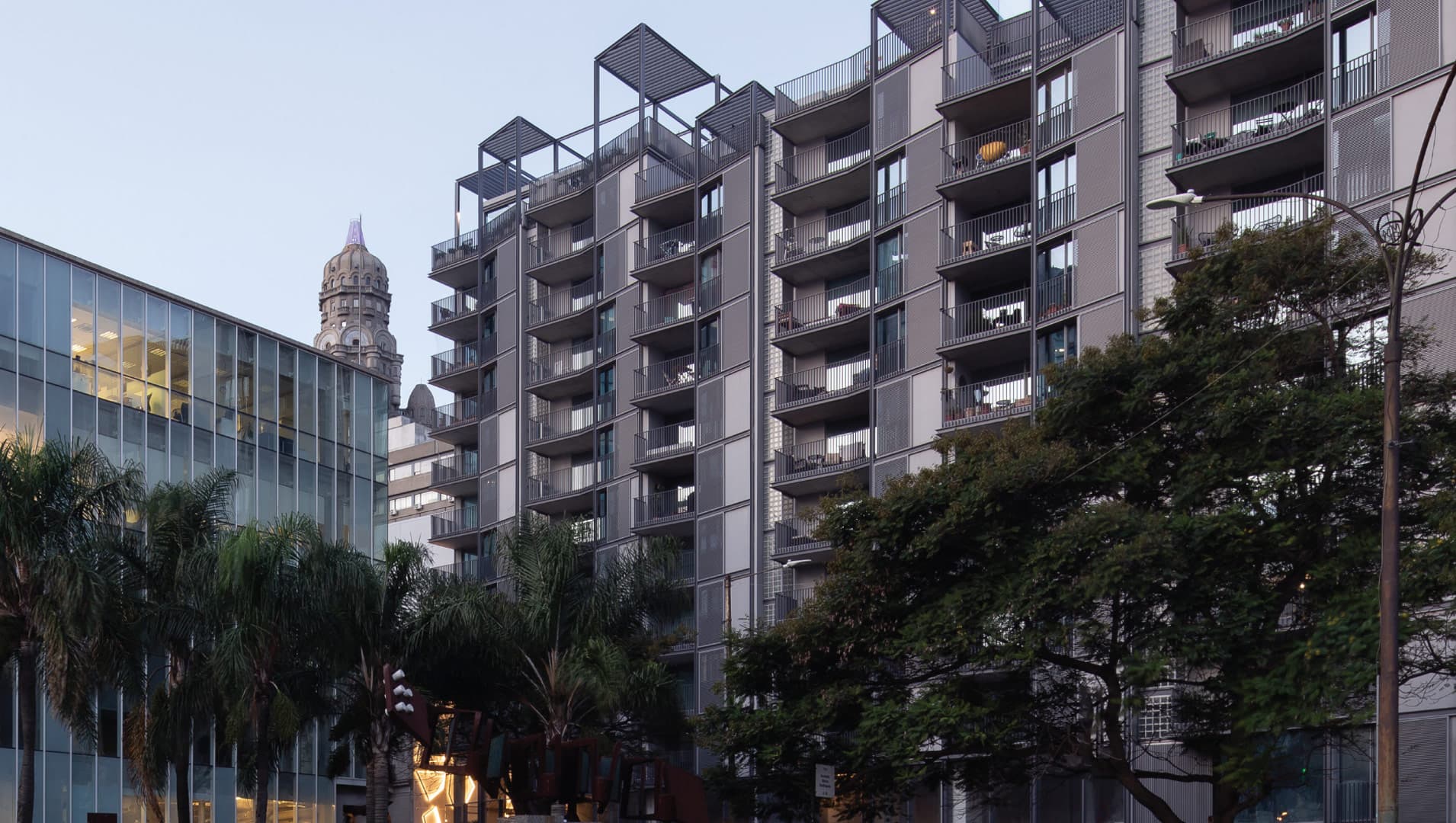 IXOU residential architecture in Montevideo, Uruguay