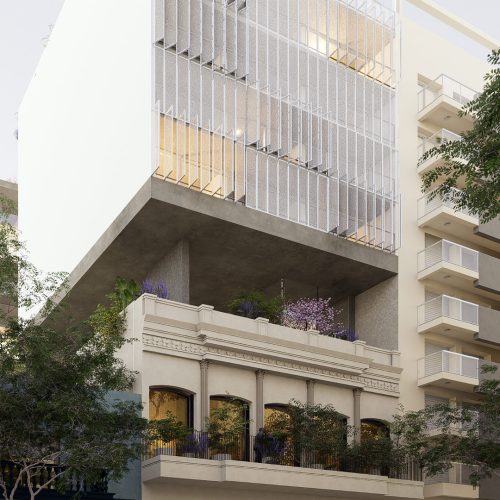 Mirlo dev by Ixou Monoblock Montevideo Uruguay desarrollos viviendas locales oficinas