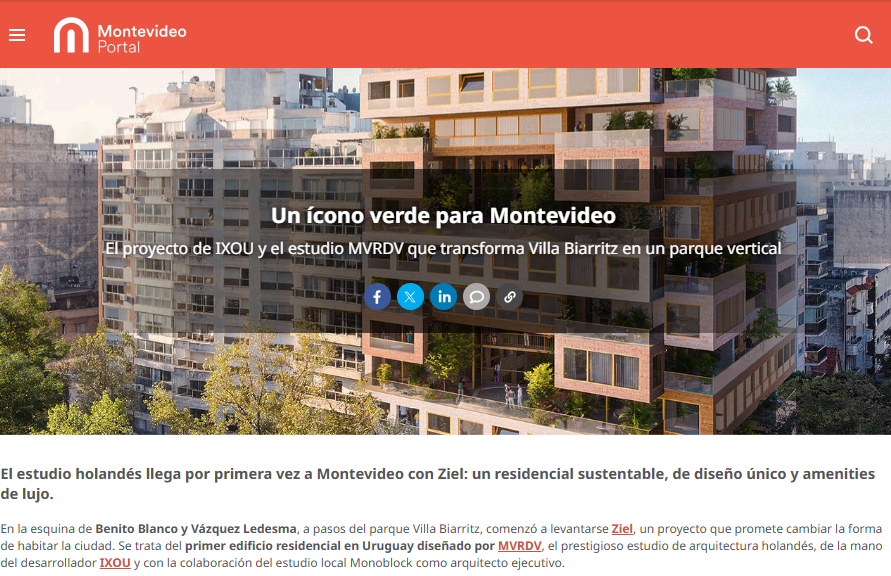 Un ícono verde para Montevideo – Nota en MVDComm